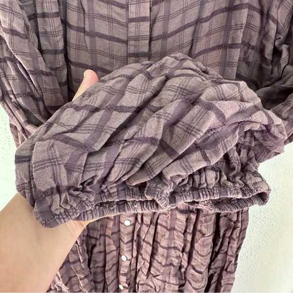 Free People Eddie plaid shirt dress - Picture 6 of 8
